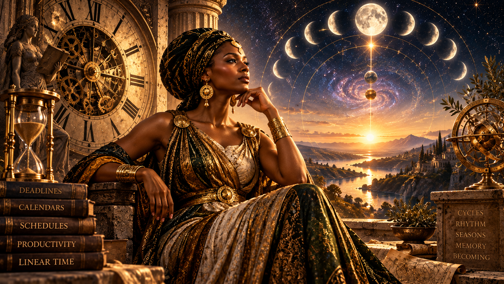 The Woman as Timekeeper