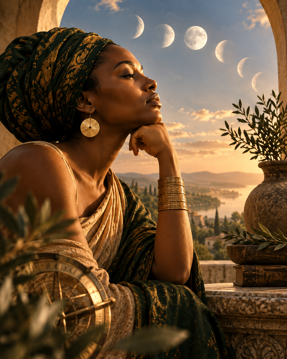 The Woman Is a Living Calendar